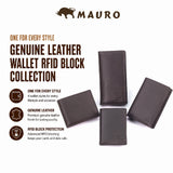 Ready Stock MY One For Every Style Genuine Leather Men Wallet RFID Block Collection Dompet Koleksi Lelaki
