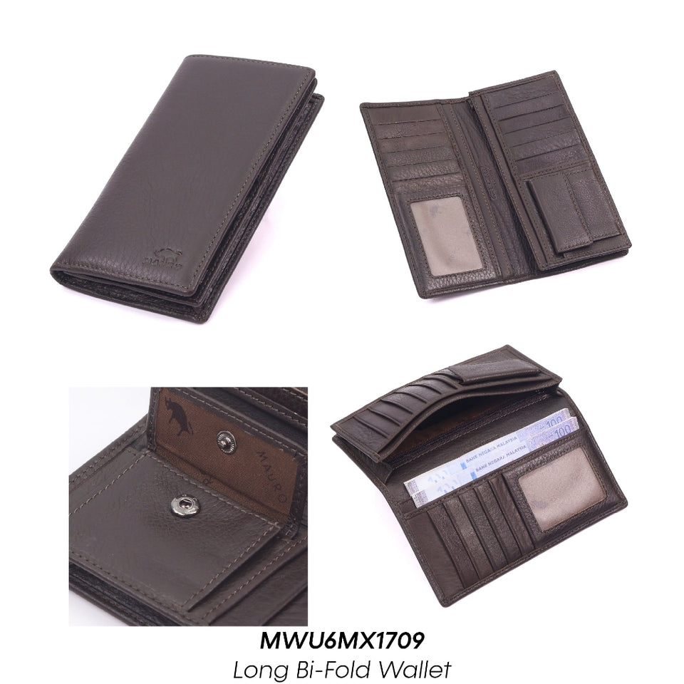 Ready Stock MY One For Every Style Genuine Leather Men Wallet RFID Block Collection Dompet Koleksi Lelaki