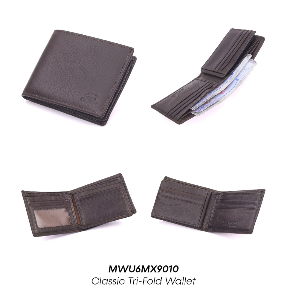Ready Stock MY One For Every Style Genuine Leather Men Wallet RFID Block Collection Dompet Koleksi Lelaki