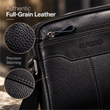 Ready Stock MY Smart Minimal Carry Full Grain Leather Men Messenger Bag for Him Beg Silang Kulit Lelaki