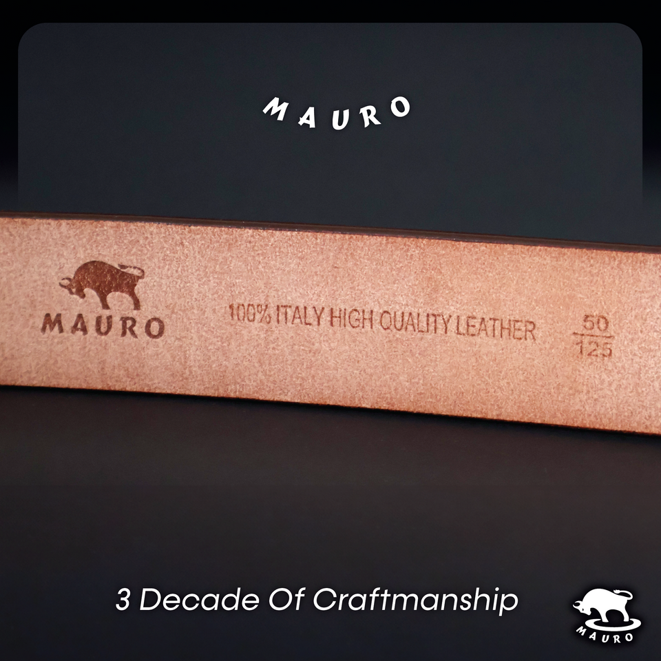 Mauro Heritage Belt Series Men's Genuine Leather Belt 08G3TG5767