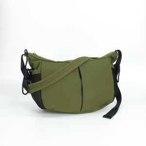 iPOLO East Crossbody Bag Adjustable Strap Nylon Half Moon Bag PHN4XX816