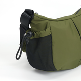 iPOLO East Crossbody Bag Adjustable Strap Nylon Half Moon Bag PHN4XX816