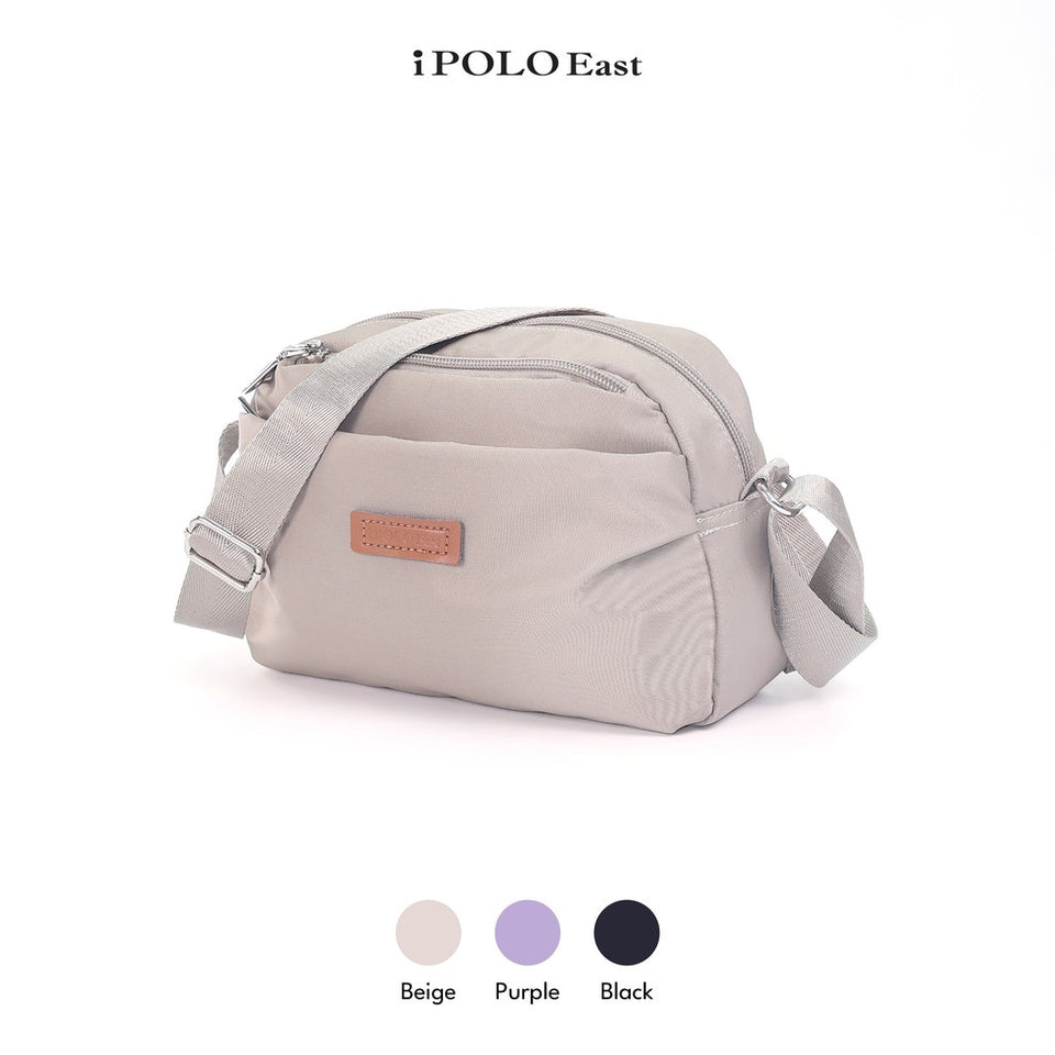 iPOLO East Metro Nylon Collection Ladies Messenger Crossbody Bag