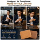 iPOLO East Personalised Leather Card Holder Business Card Holder Credit Card Holder Name Card Holder Dompet Kad Wallet