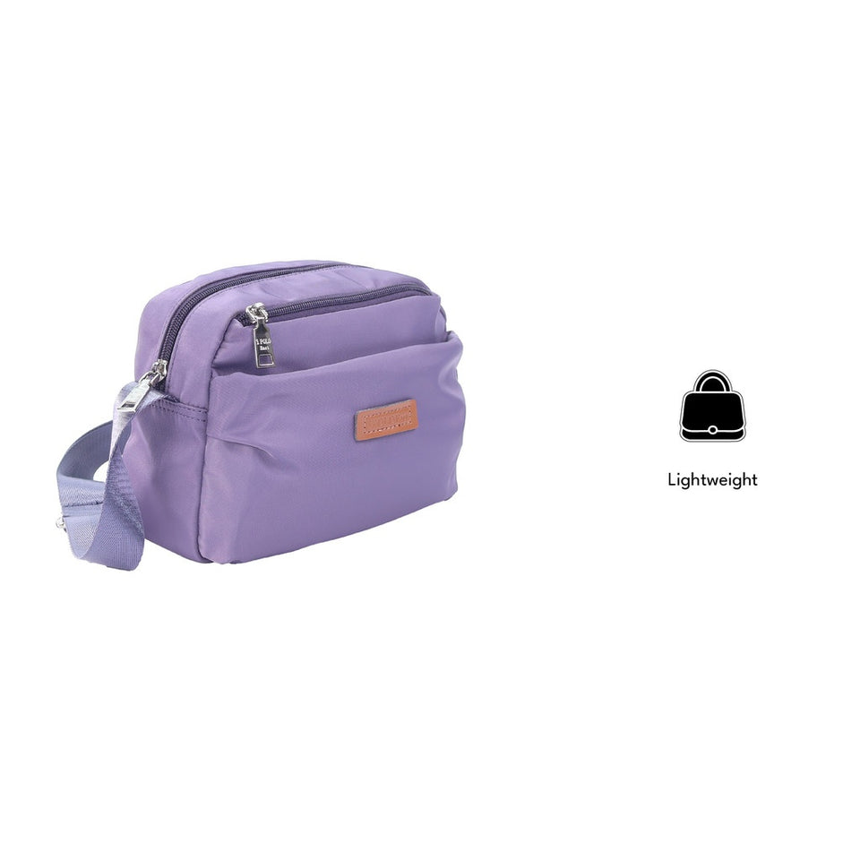 iPOLO East Metro Nylon Collection Ladies Messenger Crossbody Bag